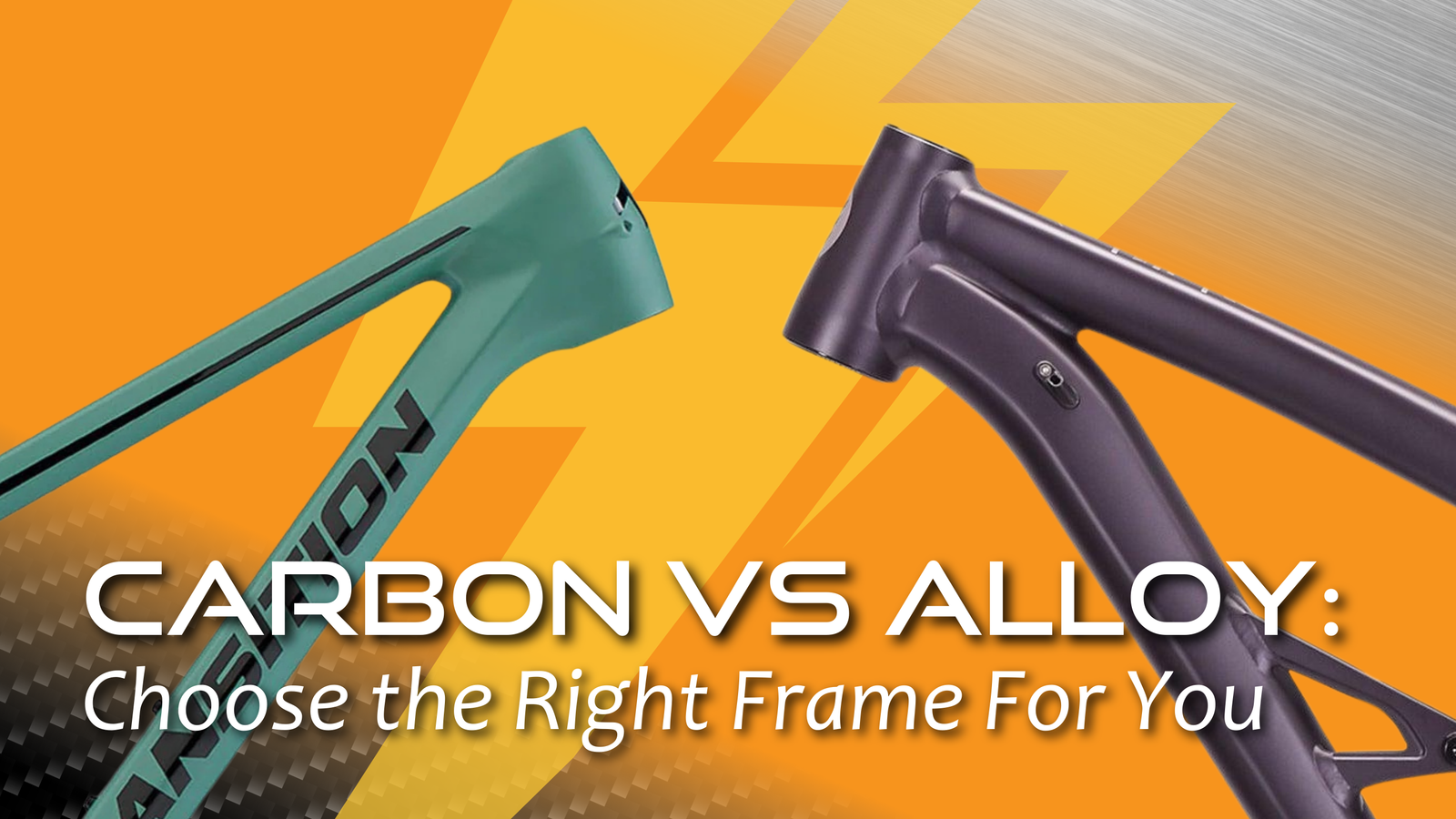 Carbon vs alloy mountain bike frames: choose the right frame for your ride