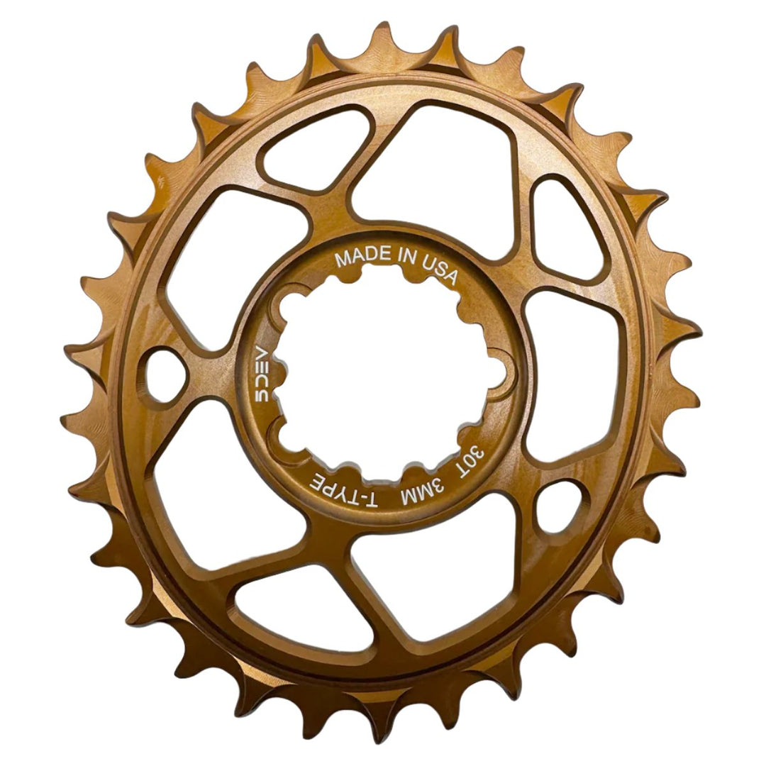 T-Type Oval 3-Bolt Chainring