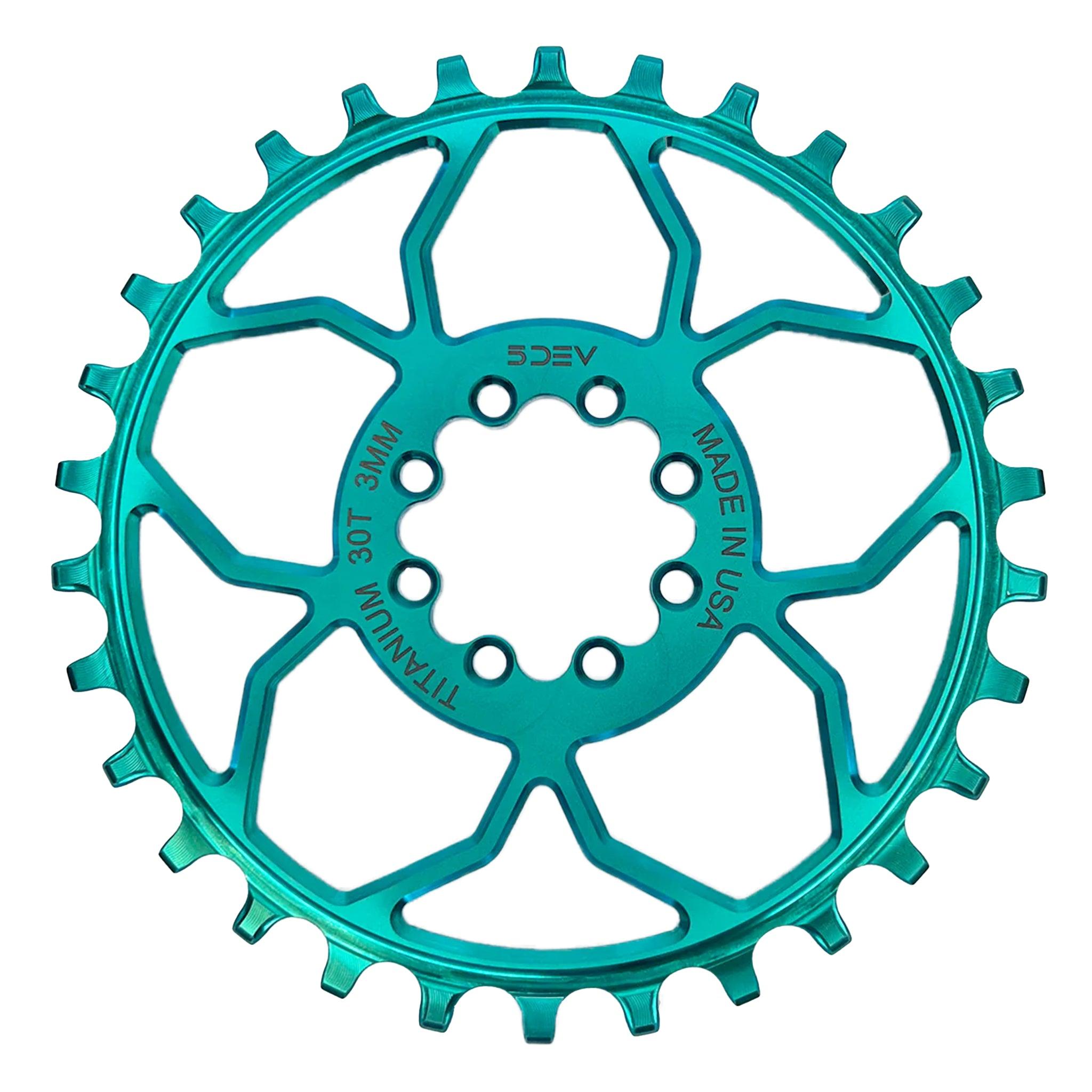 8-Bolt Titanium Chainring – Thunder Mountain Bikes