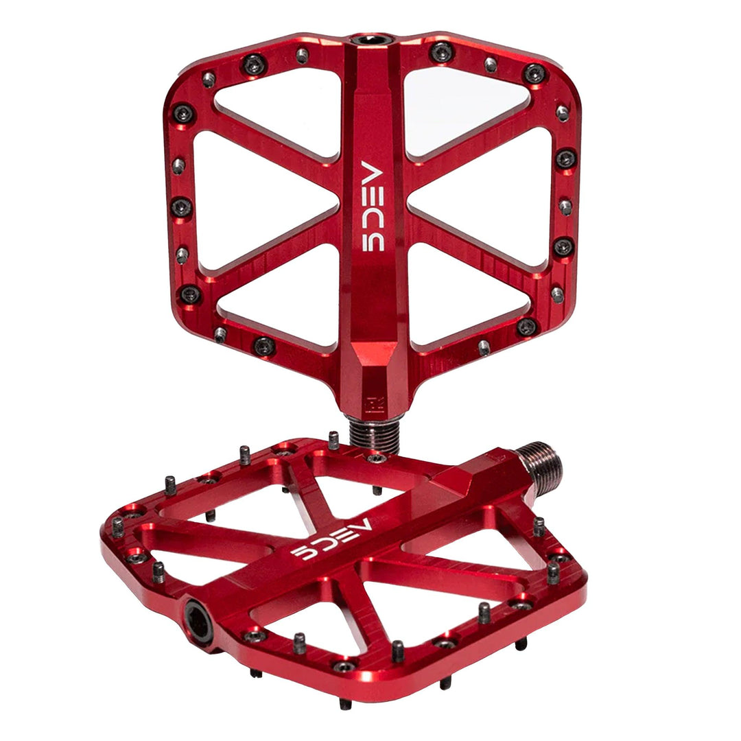 red pedals mtb All Around Flat Pedal – Thunder Mountain Bikes