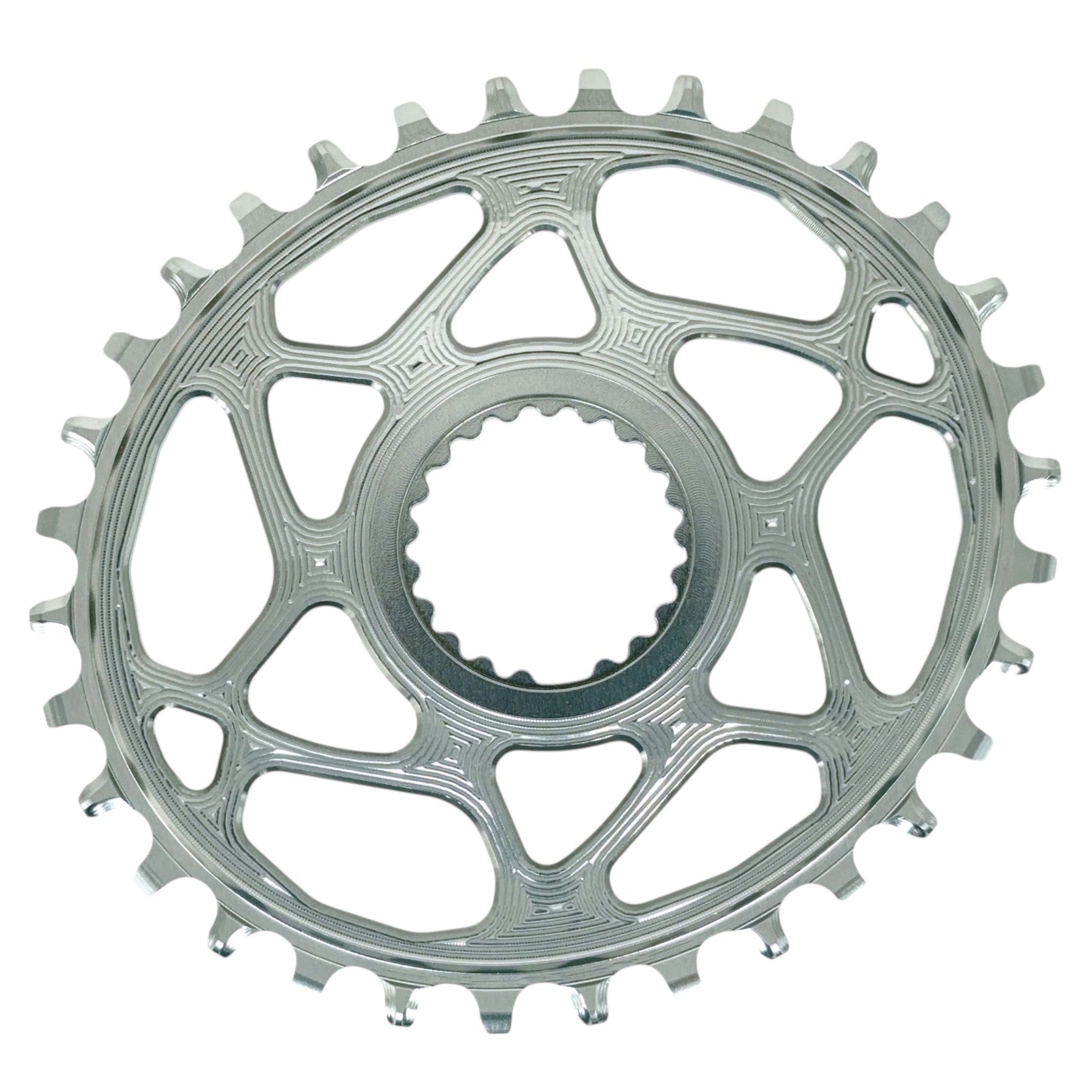 Corona Ovale AbsoluteBlack Direct Mount Per Shimano 12v – MTB, Nero/PVD Rainbow - Foto 2