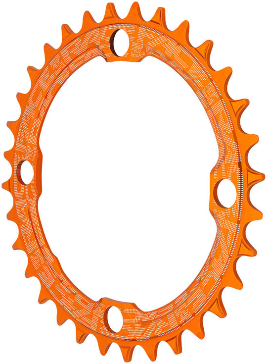 RaceFace 1x Narrow Wide Chainring - 30t 104 BCD 10-12-Speed 7075 Aluminum Orange - 36T Orange