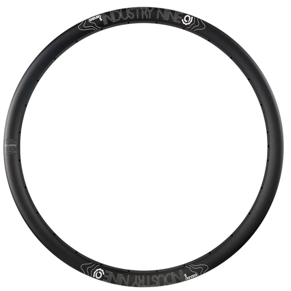 Industry Nine Enduro S 27.5" mountain bike rim, 30.5mm internal width, black finish