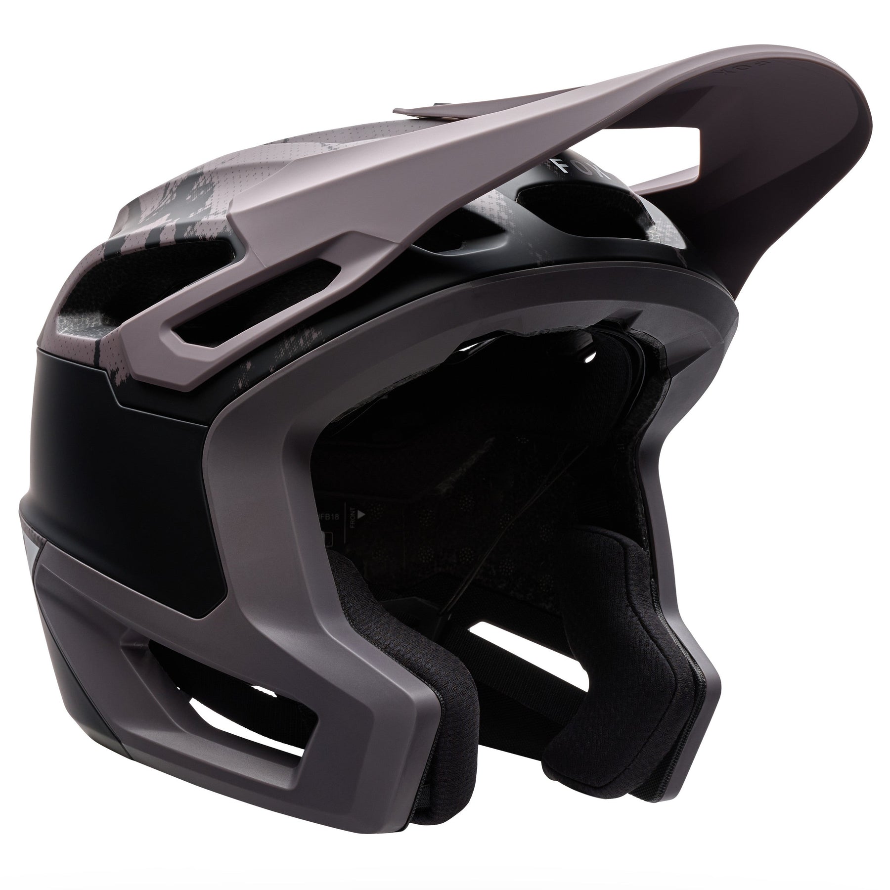 Fox Racing Dropframe Pro Helmet Purple Dusk Flow, L