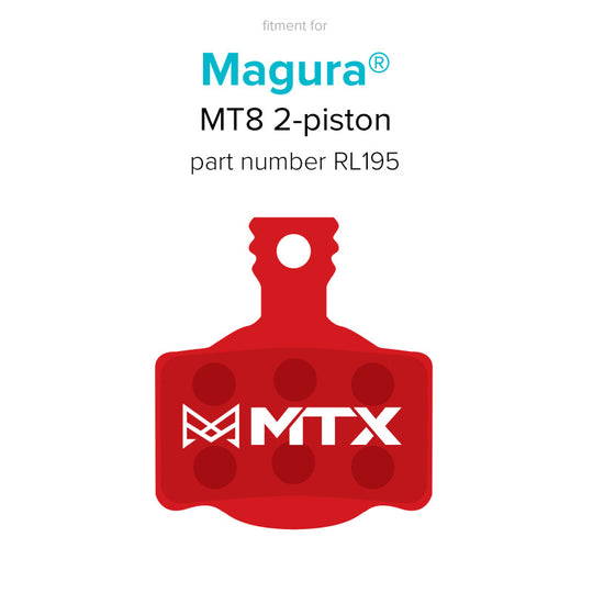 Red Label Race Brake Pads - Magura MT2 / MT4 / MT6 / MT8