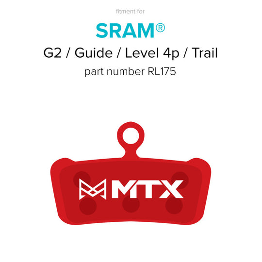 Red Label Race Brake Pads - Sram G2/Guide