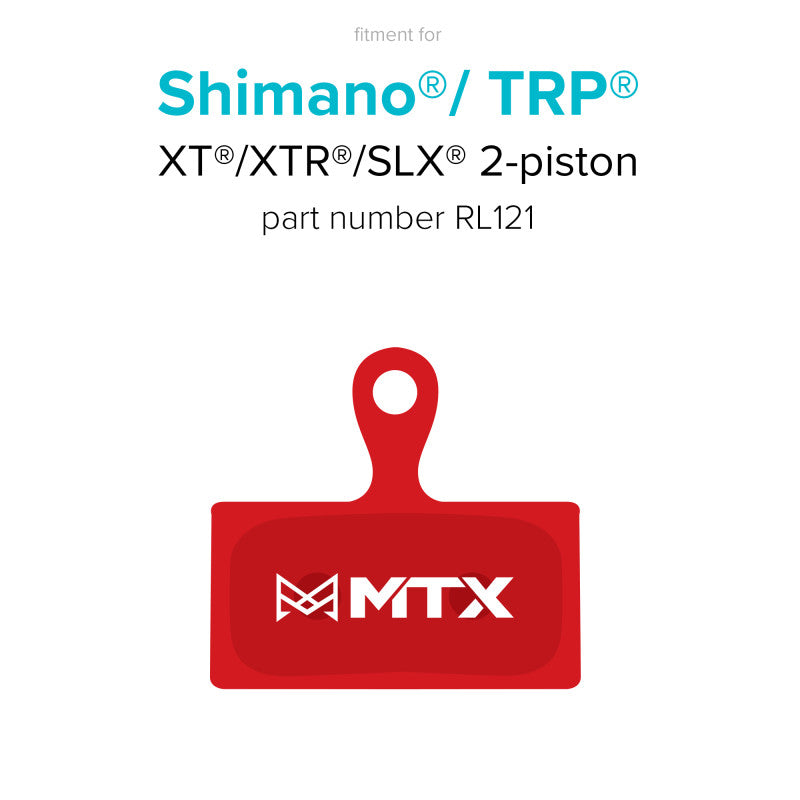 Red Label Race Brake Pads - Shimano XT/XTR/SLX 2-Piston