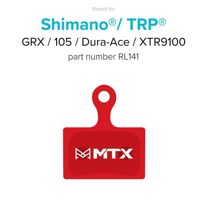 Red Label Race Brake Pads - Shimano XTR/Road 2-Piston