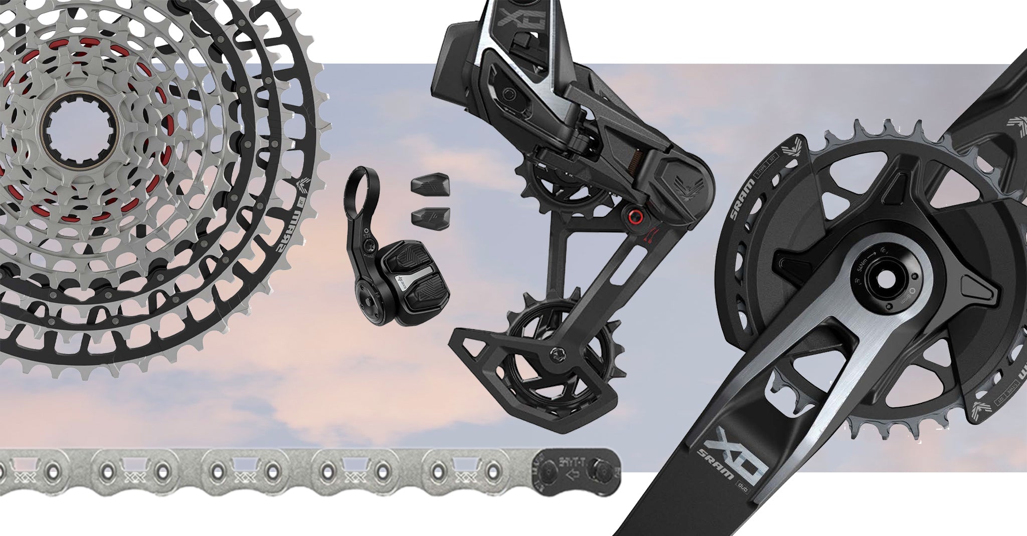 SRAM Eagle Transmission Groupset Collection Banner