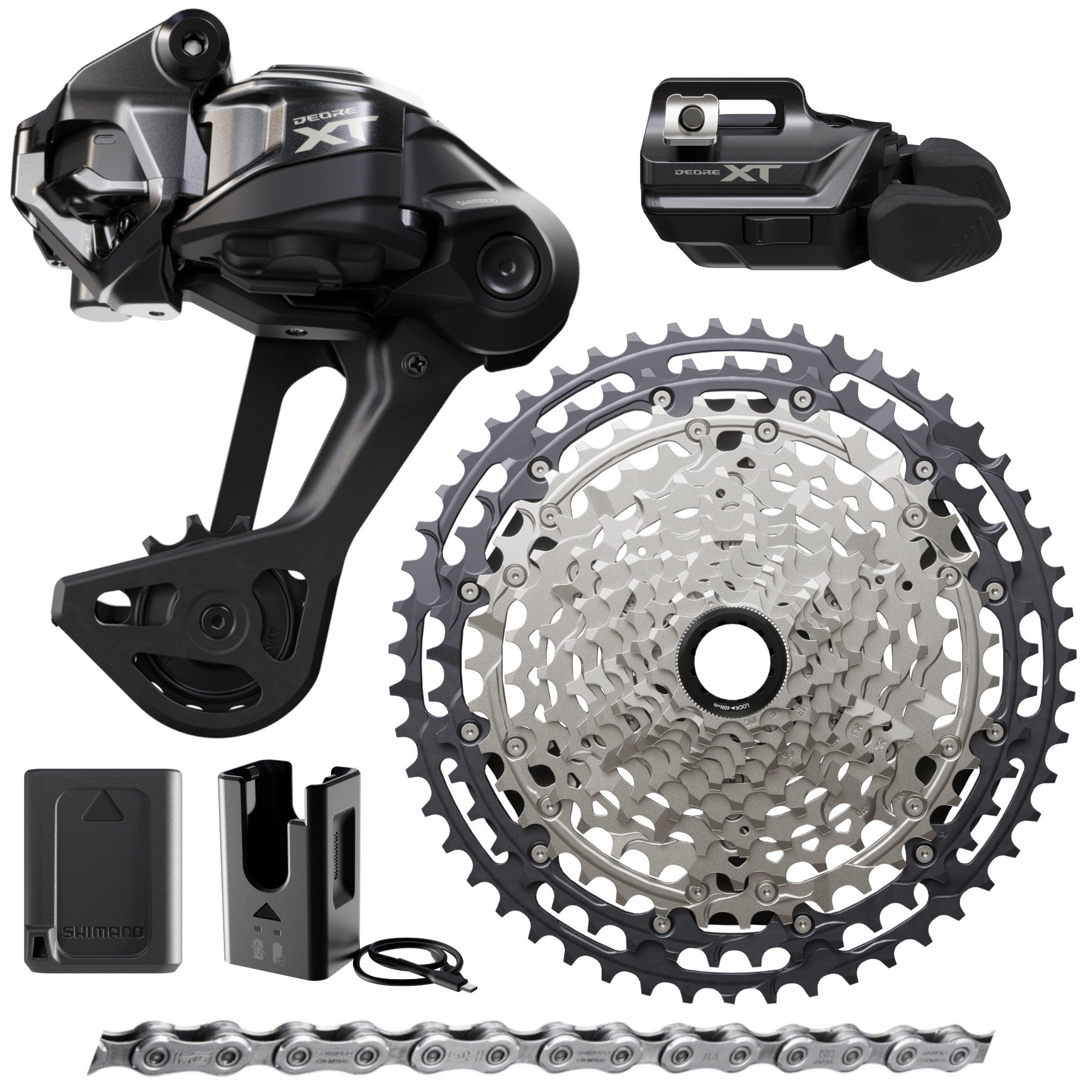 Shimano Deore XT Di2 M8200 Complete Upgrade Kit – Thunder Mountain