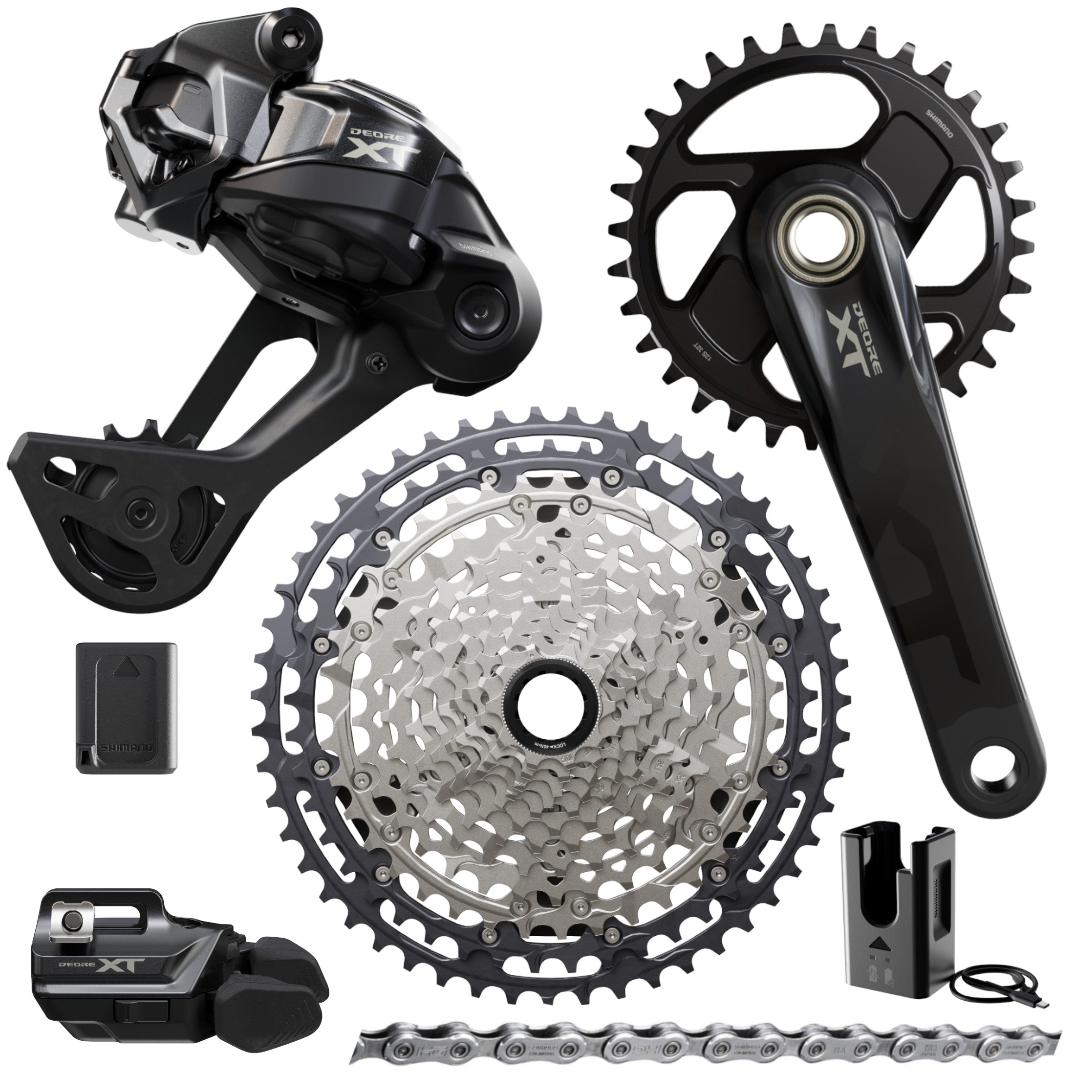 DEORE XT & SAINT 4ピストン Deore XT DI2 M8200 / M8250 Drivetrain – Thunder Mountain Bikes