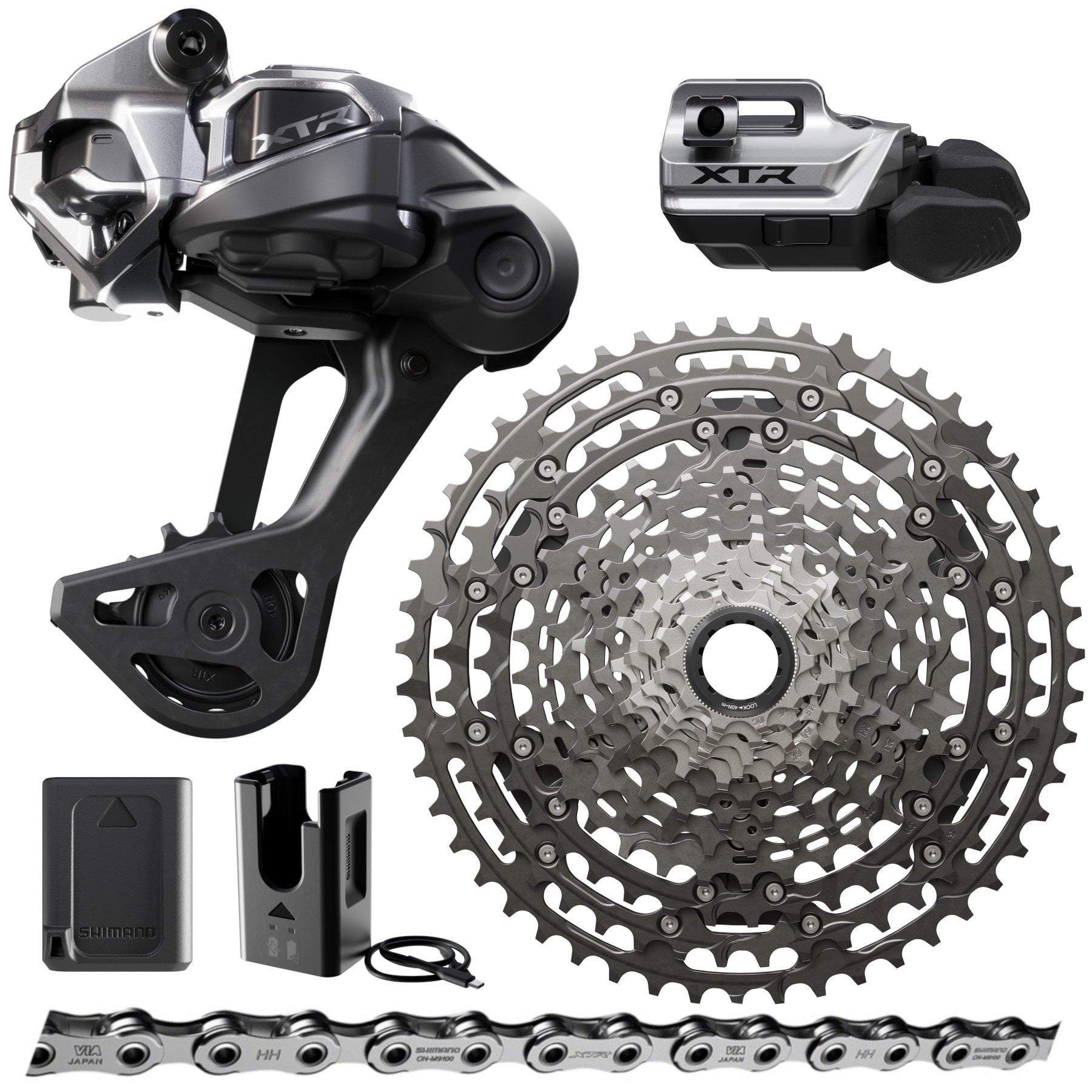 Shimano Xtr M9100 Group Set Mtb Shimano Groupset Xtr M Shimano
