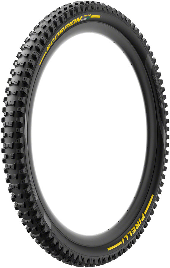 Pirelli Scorpion Race DH T Tire - 29 X 2.5 Clincher Wire YLW Label Team Edition YLW