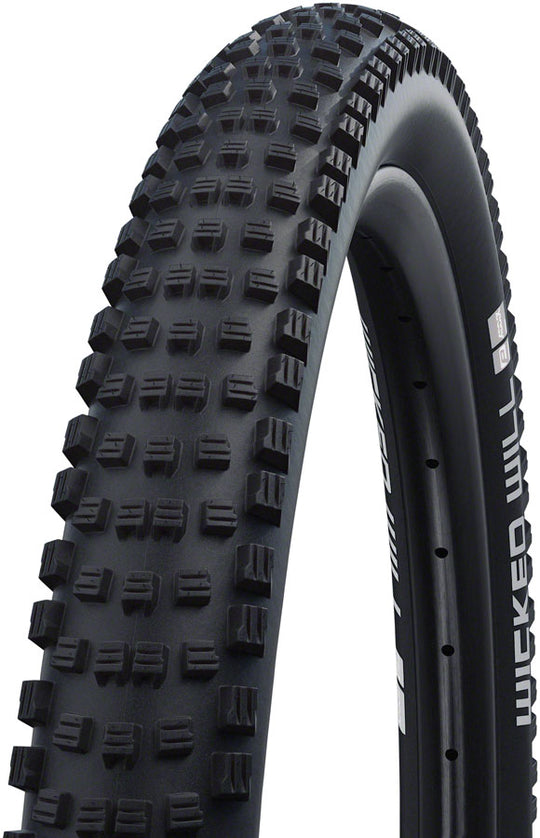 Schwalbe Wicked Will Tires - 27.5X2.25 Tubeless Performance Line Addix Twin Skin Black