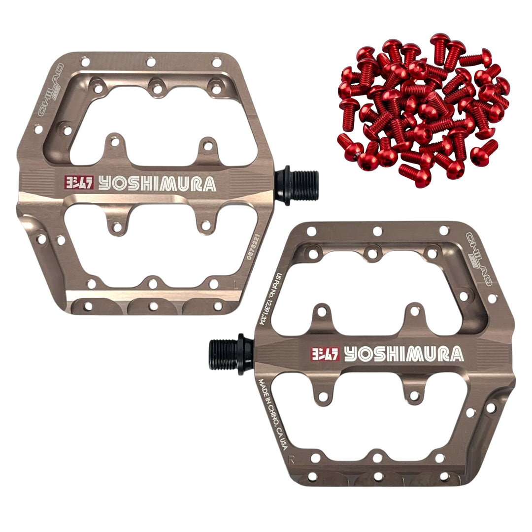 yoshimura pedals Yoshimura Chilao SS Flat Pedals – Thunder Mountain Bikes