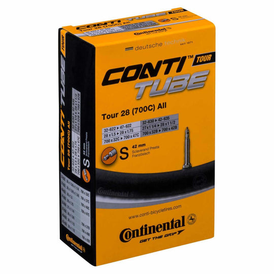 Continental Tour Presta Valve Tube - Thunder Mountain Bikes