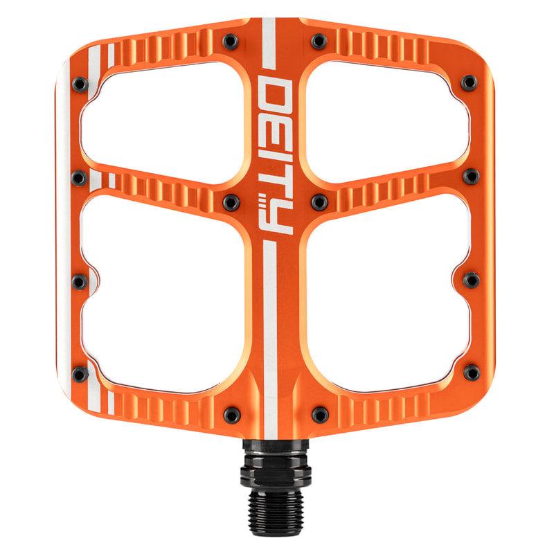 Deity Flat Trak Pedals (Orange)