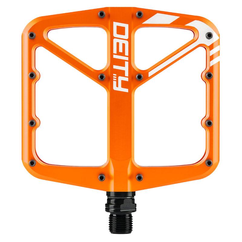 entity pedals Deity Supervillain Flat Pedals, Orange