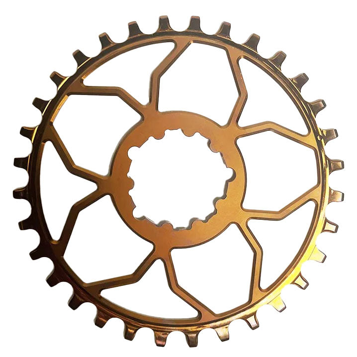 5Dev Titanium 3-Bolt Chainrings - 30T Bronze