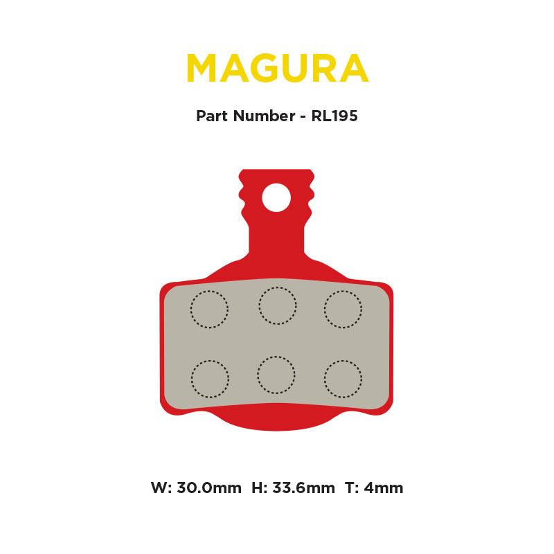 MTX Braking Red Label Race Brake Pads - Magura MT2 / MT4 / MT6 / MT8 - Thunder Mountain Bikes