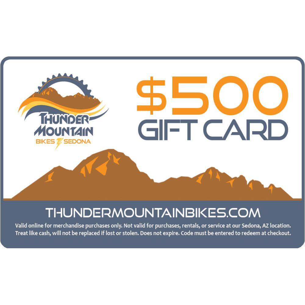 Thunder Mountain Bikes Thunder Mountain Bikes Gift Card - Thunder Mountain Bikes