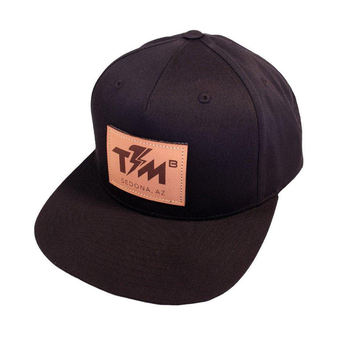 Thunder Mtn Premium Snapback Hat - Leather Appliqué - Thunder Mountain Bikes