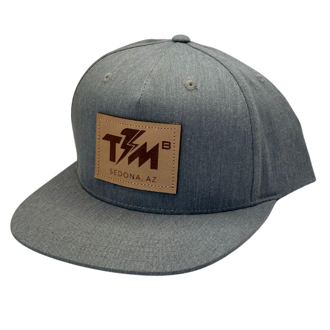 Thunder Mtn Premium Snapback Hat - Leather Appliqué - Thunder Mountain Bikes