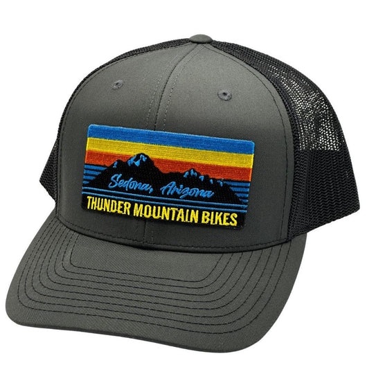 Thunder Mtn Stripes Trucker Hat - Thunder Mountain Bikes