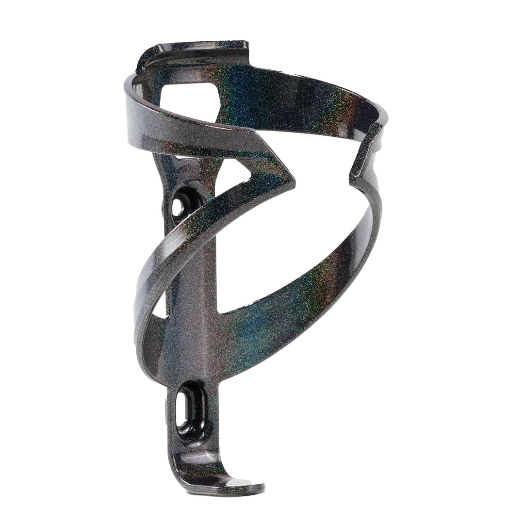 Elite Recycled Water Bottle Cage Dark Prismatic/Gold / O/S Elite Recycled Water Bottle Cage Dark Prismatic/Gold / O/S