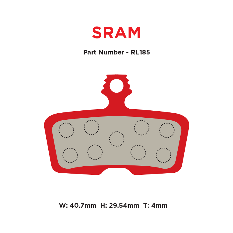 Red Label Race Brake Pads - SRAM Code