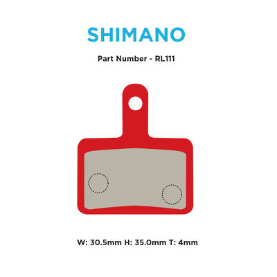 Red Label Race Brake Pads - Shimano Deore 2-Piston