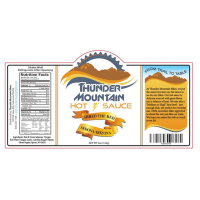 Thunder Mtn Hot Sauce - 5oz - Thunder Mountain Bikes