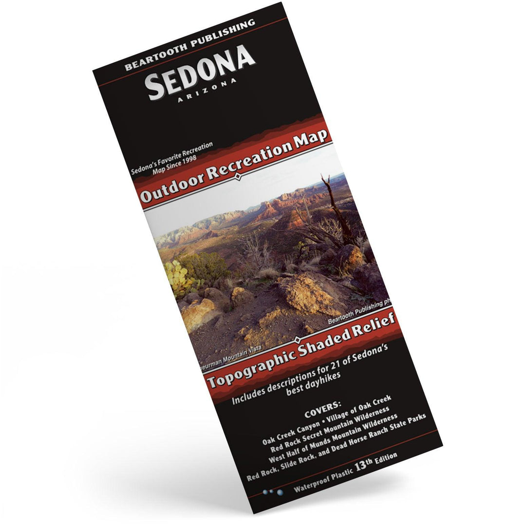 Beartooth Publishing Sedona Hiking Map - Thunder Mountain Bikes