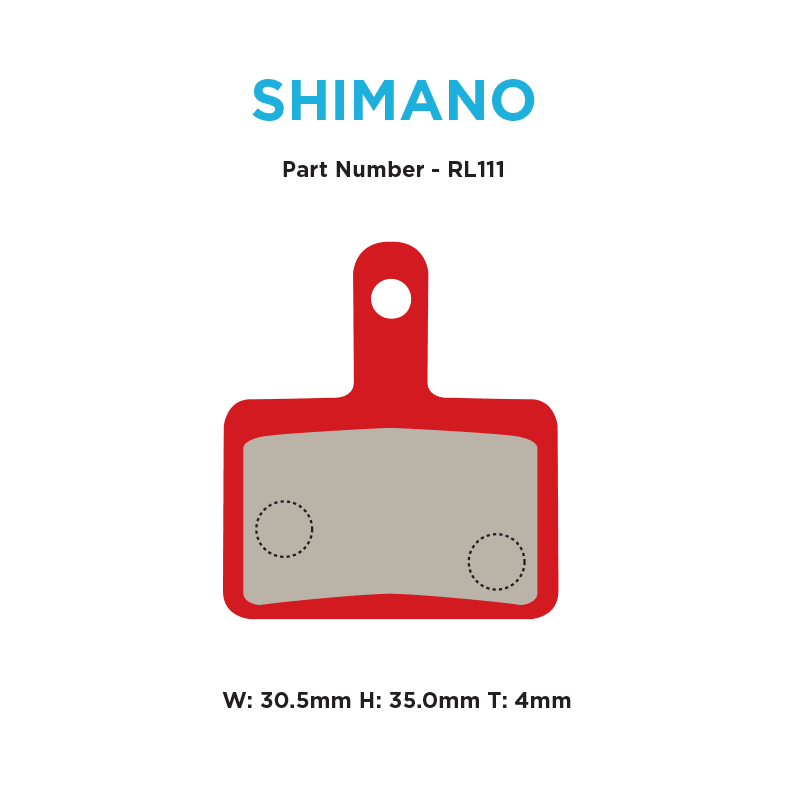 MTX Braking Red Label Race Brake Pads - Shimano Deore 2-Piston - Thunder Mountain Bikes