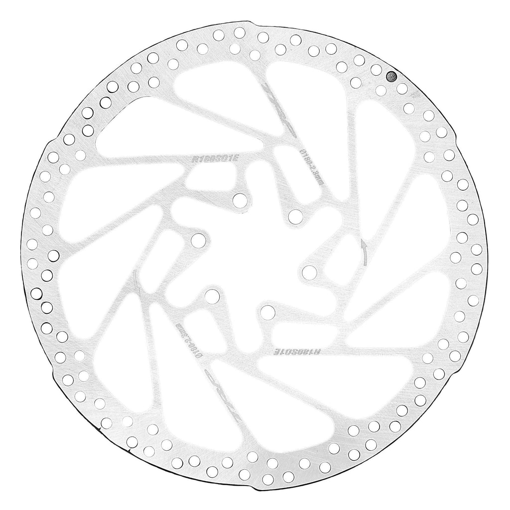 Trp RS02M Bike Disc Brake Rotor 140/160/180mm multi options, 6-bolt,1.8mm Silver